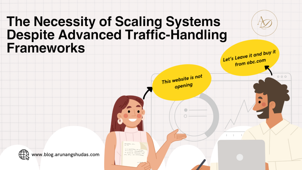 The Necessity of Scaling Systems Despite Advanced Traffic-Handling Frameworks