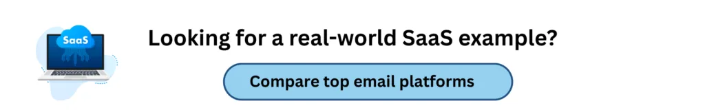 Looking for a real world SaaS example